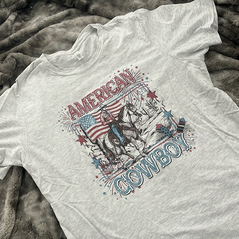 XL cowboy tee